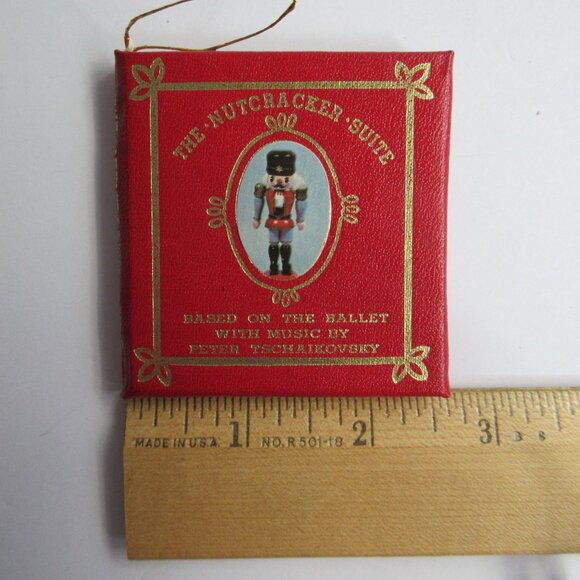 3 Mini Book Christmas Ornaments Nutcracker Suite & 12 Days of Christmas, Santa - Picture 5 of 16